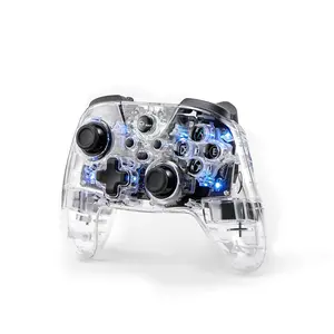 Controller for  Model 3/Y/S/X, Multi-Device  Clear Controller with 7-Colors LED Mode Special Programmed and Design For //STEAM Deck/PC(1 pc)