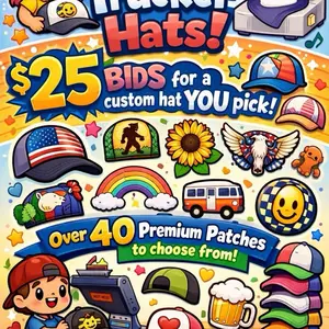 Build a custom TRUCKER HAT!!