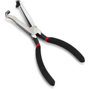 Electrical Disconnect Pliers, 8 inch Automotive Electrical Connector Disconnect Pliers Spark Plug Disassembly Tool (1PC,Black)