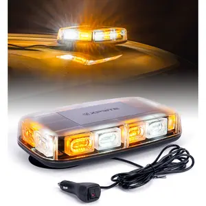 Xprite Truck Rooftop beacon Strobe Lights Bar 72 LEDs Emergency Hazard Light