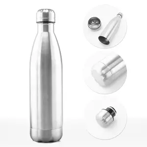 Diversion Safe Water Bottle - Stainless Steel Bottle with Hidden Compartment for Cards, Keys, Cash, and Valuables - Insulated Bottle for Hot and Cold Drinks - 750ml