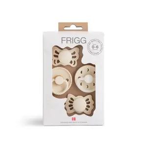FRIGG Baby's First Pacifier Moonlight Sailing (Cream) 4-Pack FRIGG Baby's First Pacifier Moonlight Sailing (Cream) 4-Pack