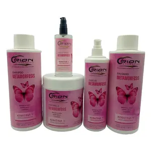 Orion Metamorfosis Keratin Hair Care Kit Shampoo Mask Conditioner Leave In Hair Oil Complete 5 Step Routine