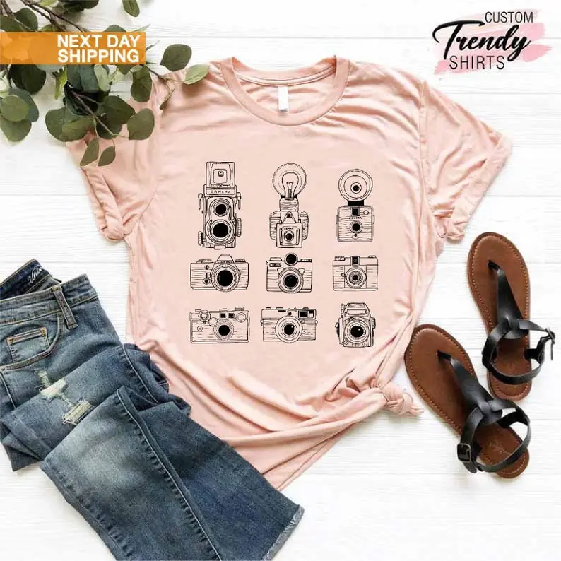 Camera Shirt, Photography T-shirt, Gift for Photographer, Photography Lover Shirt, Funny Camera Shirt, Shirt for Photographer, Camera Lover