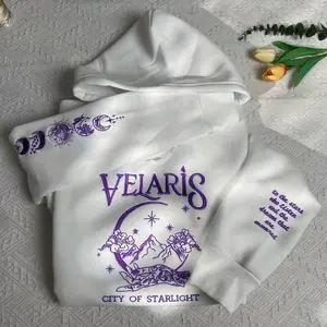 Velaris ACoTaR Embroidered Hoodie (S-5XL) - City of Starlight