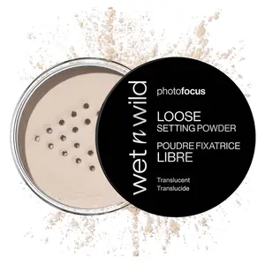 Photo Focus Loose Baking Setting Powder, Highlighter Makeup, Fair to Medium