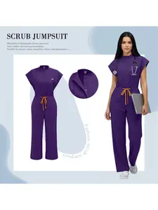 Breathable High-quality Scrub Uniforms Woman Nurse Doctor Work Wear Jumpsuit Lab Clinic Hospital Specific Scrub