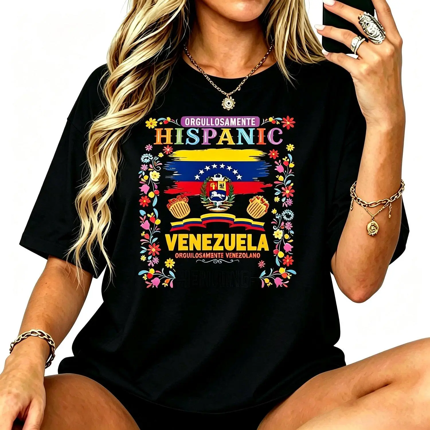 Venezuelan Flag Inspired Latin Heritage Cultural T-Shirts Stylish Outfit Ideas Casual Apparel Trendy Tee Collection