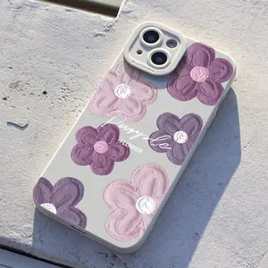 Vintage Pink & White Flowers Case - Compatible with iPhone17 16 15 14 13 12 11 X XS PLUS PRO MAX  Series Phone Case, Stylish Print Design for Music Lovers, gift for him for her