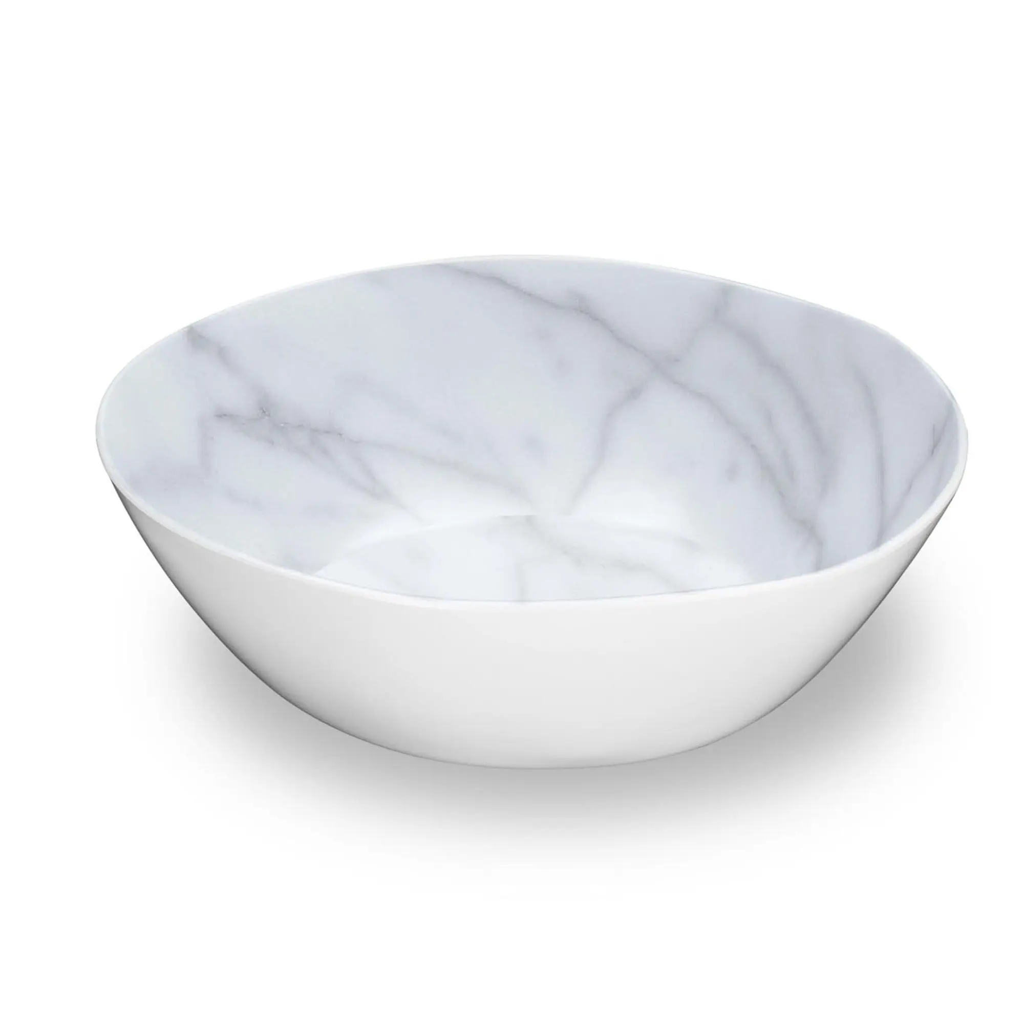 Carrara Marble Melamine Serving Bowl
