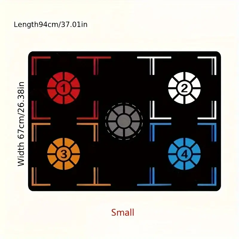 [1pc Basketball Training Mat] 1pc Non-slip Basketball Footwork Training Mat |     Reducing Noise, For Indoor Auxiliary Dribbling Practice, Christmas Gift