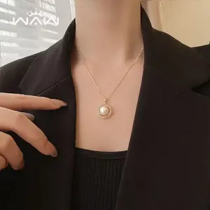 LisiZen Light Luxury High-End Ornament Bud Bead Necklace DZXL0350