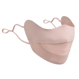 2026 Sun Protection Face Mask — Women's Plus Size (Seamless) & Men's (Ice Silk) — High-Style 3D Design for Summer Cycling — Featuring Cartilage Support & Eye-Corner Protection