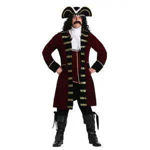 Plus Size Deluxe Captain Hook Costume for Men