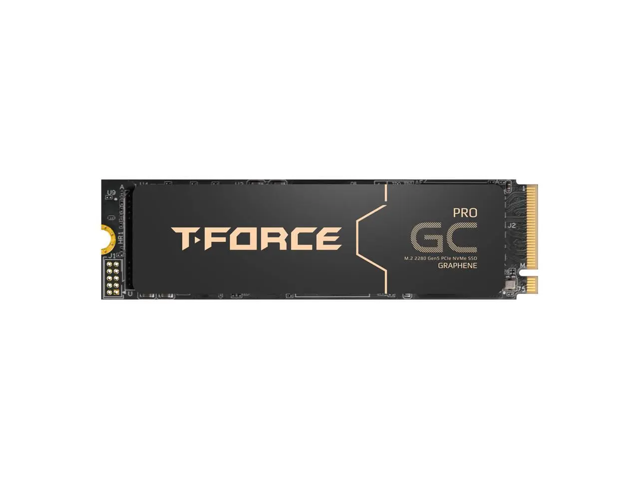 Team Group T-FORCE GC PRO M.2 2280 4TB PCIe Gen 5.0x4 with DRAM CACHE with NVMe 2.0 3D NAND Internal Solid State Drive (SSD) TM8FFL004T0C129