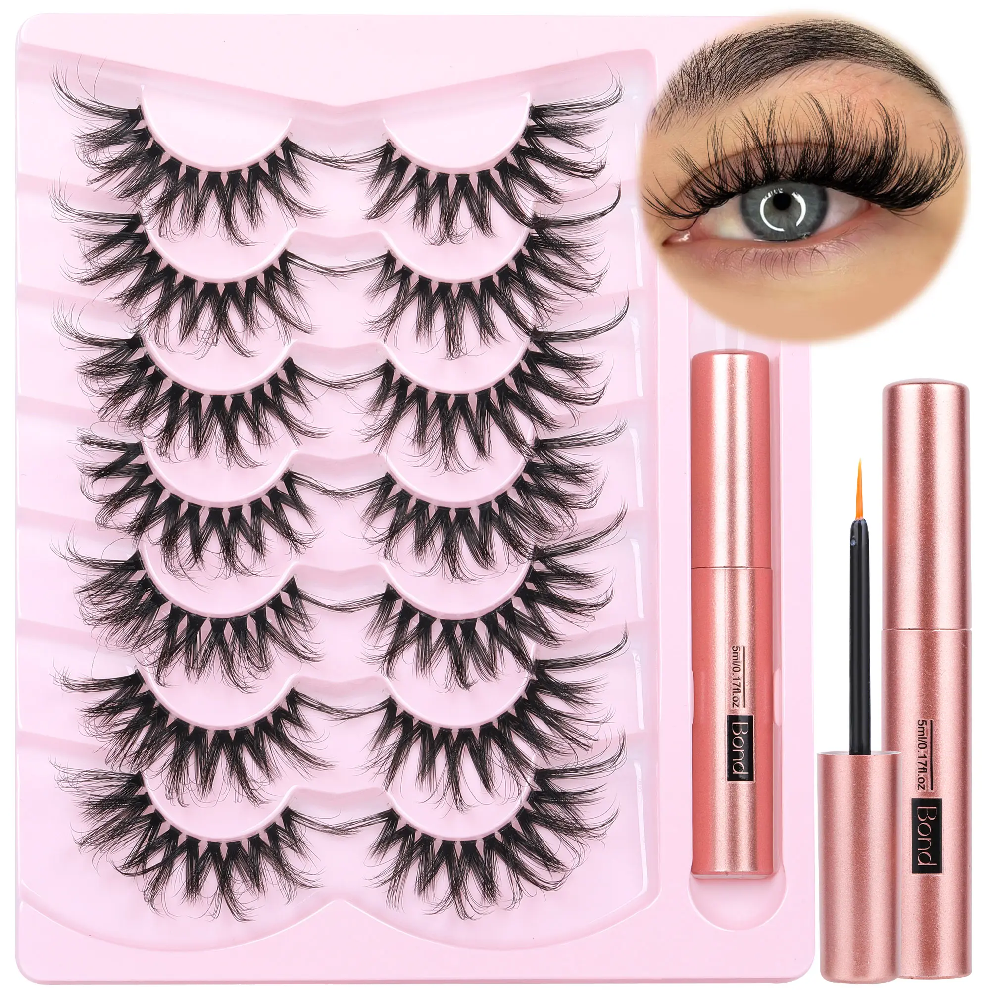 Magnetic Eyelashes Reusable No Glue Lashes for Date or Party