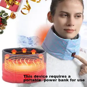 Smart Universal Heating Scarf, Adjustable Temperature Neck Warmer, Small Soft Material, Ideal Gift for Parents, Winter Heater for Men and Women