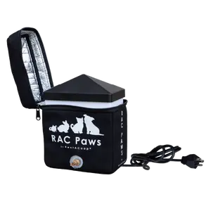 RAC Paws by RentACoop Zero Chill Heated Drinker – 64 oz All-in-One Small Animal Waterer with Heater & Insulated Cover