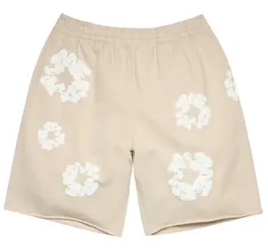 (SS26) Denim Tears Cotton Wreath Sweatshorts 'Cream'