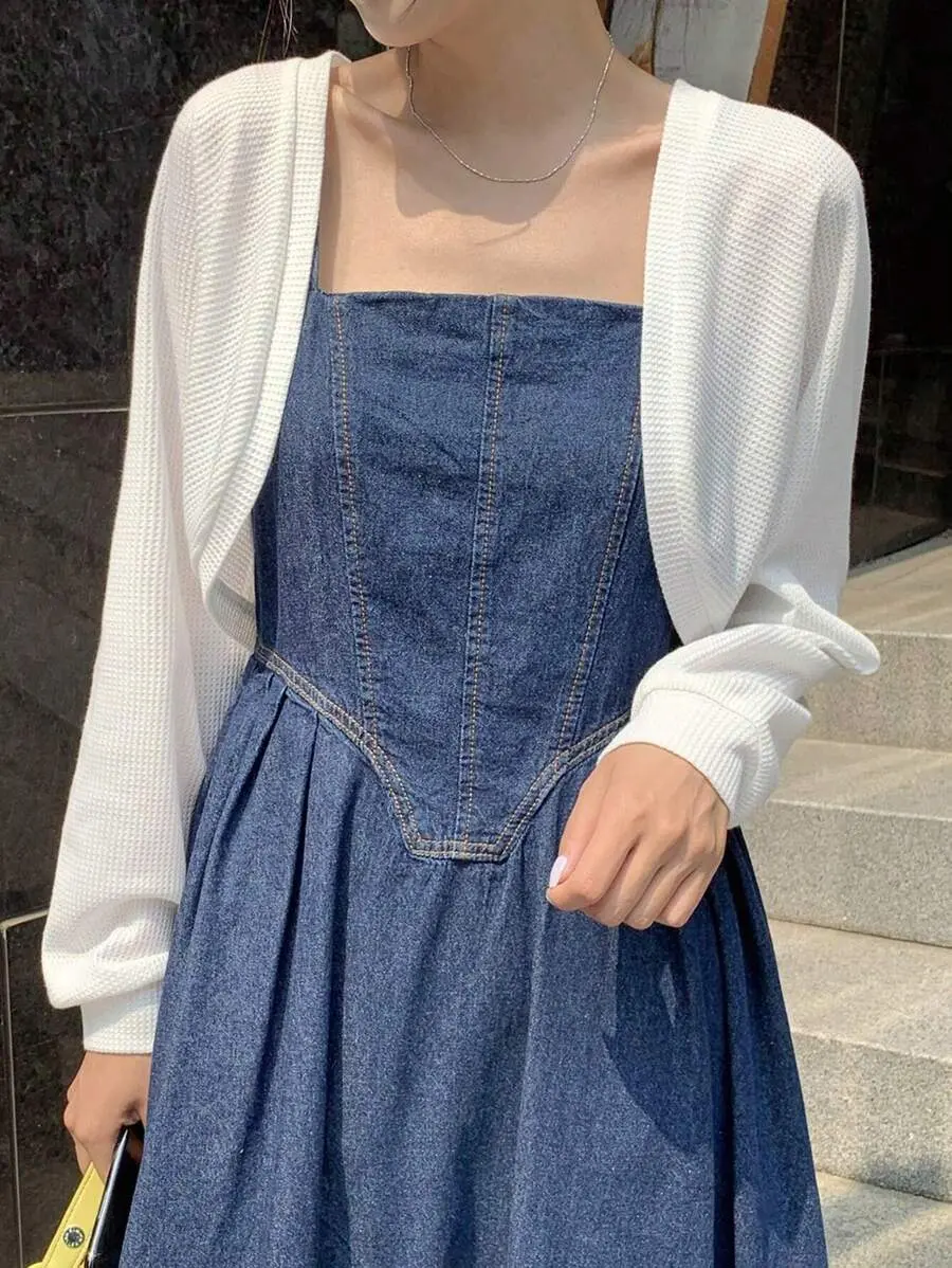 Women Solid Color Long Sleeve Button Front Casual Business Jacket For Autumn