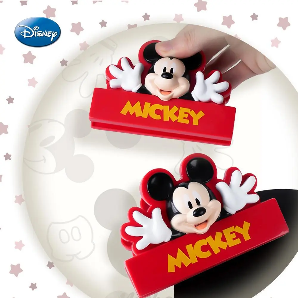 1PC Disney Mickey Officially Licensed PVC Keychain Figurine Bag Clip Charms Anime Figure Keychain Backpack Decor Minnie Mouse Gift Set