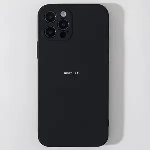 Letter Pattern Phone Case, Durable Total Protective Shockproof Phone Cover, Phone Accessories Compatible with iPhone 11 12 13 14 15 16 Pro Max, Protection, Casing, Protector