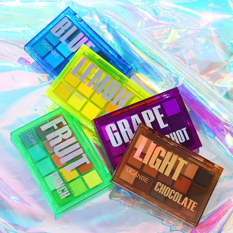 15-Color Glass Sugar Eyeshadow Palette Pearlescent Matte Crispy Rice Eyeshadow