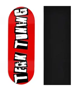 Heat Transfer Graphic Wooden Fingerboard Deck, Design Contest 2024 Winner, fbb_ok - "Urban Streak"
