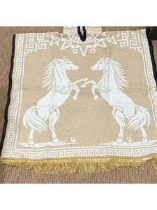 Men and women Poncho, design front and back.