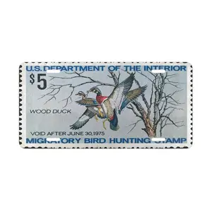 Official 1945-1946 Federal Duck Stamp - License Plate