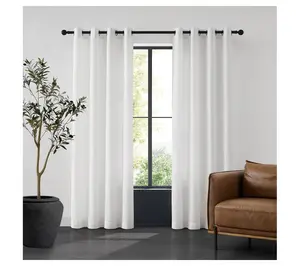 Sheer Barrier Embossed Privacy 52x84 Grommet Panel Pair