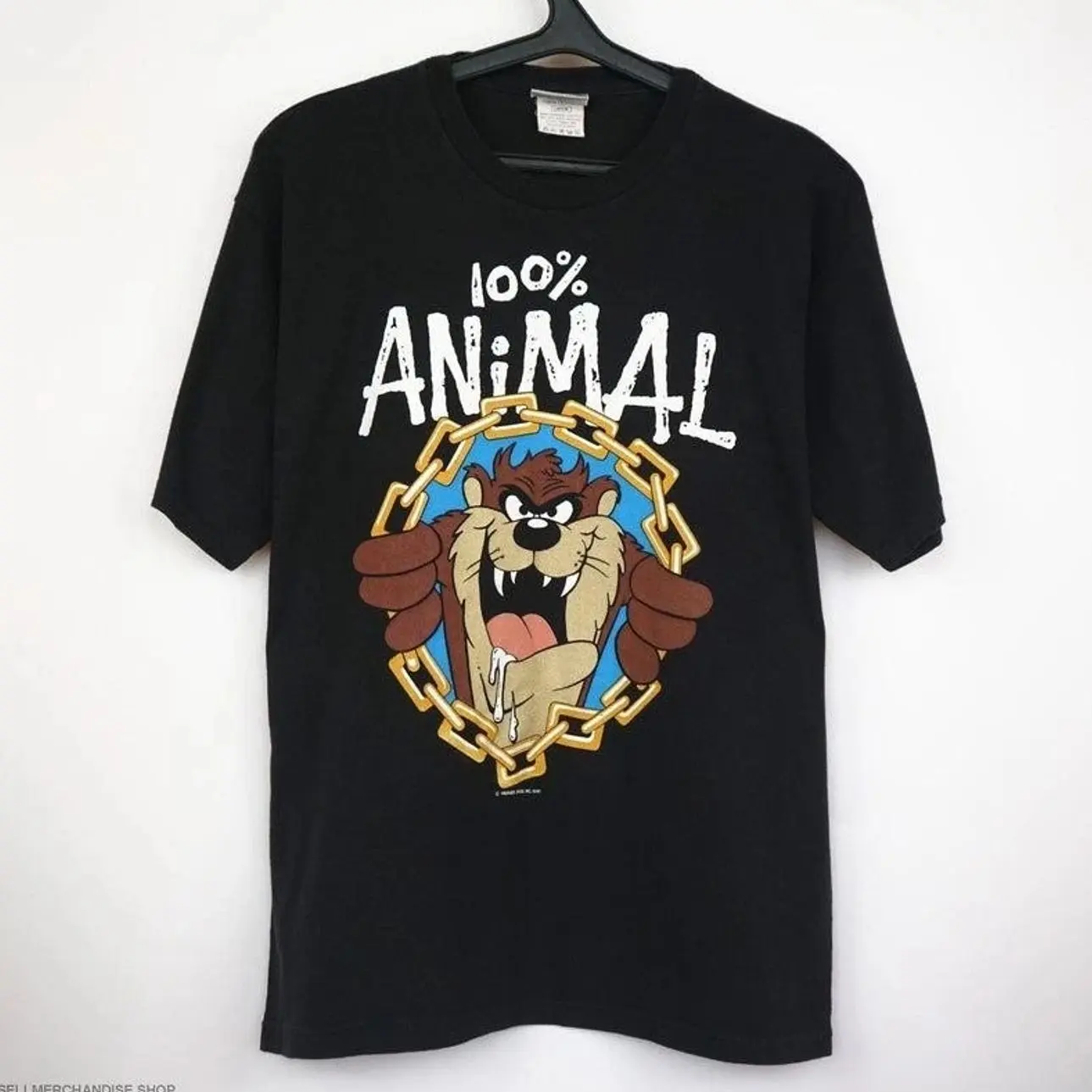 vintage 1990s TAZ Tasmanian Devil t shirt 100% Animal, Graphic T shirt 4