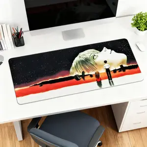 Large Boy Mouse Pad Gaming Mat, Non-Slip Easy Clean Mtg Tcg Playmat, Double Needle Binding, Picnic Travel Magic Party Table Mat