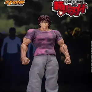 Instock Ko St Storm Toys Baki Hanma Action Figure Baki Kibk01 1/12 Son Of Ogre Figures Collectible Model Toys Joint Movable Doll