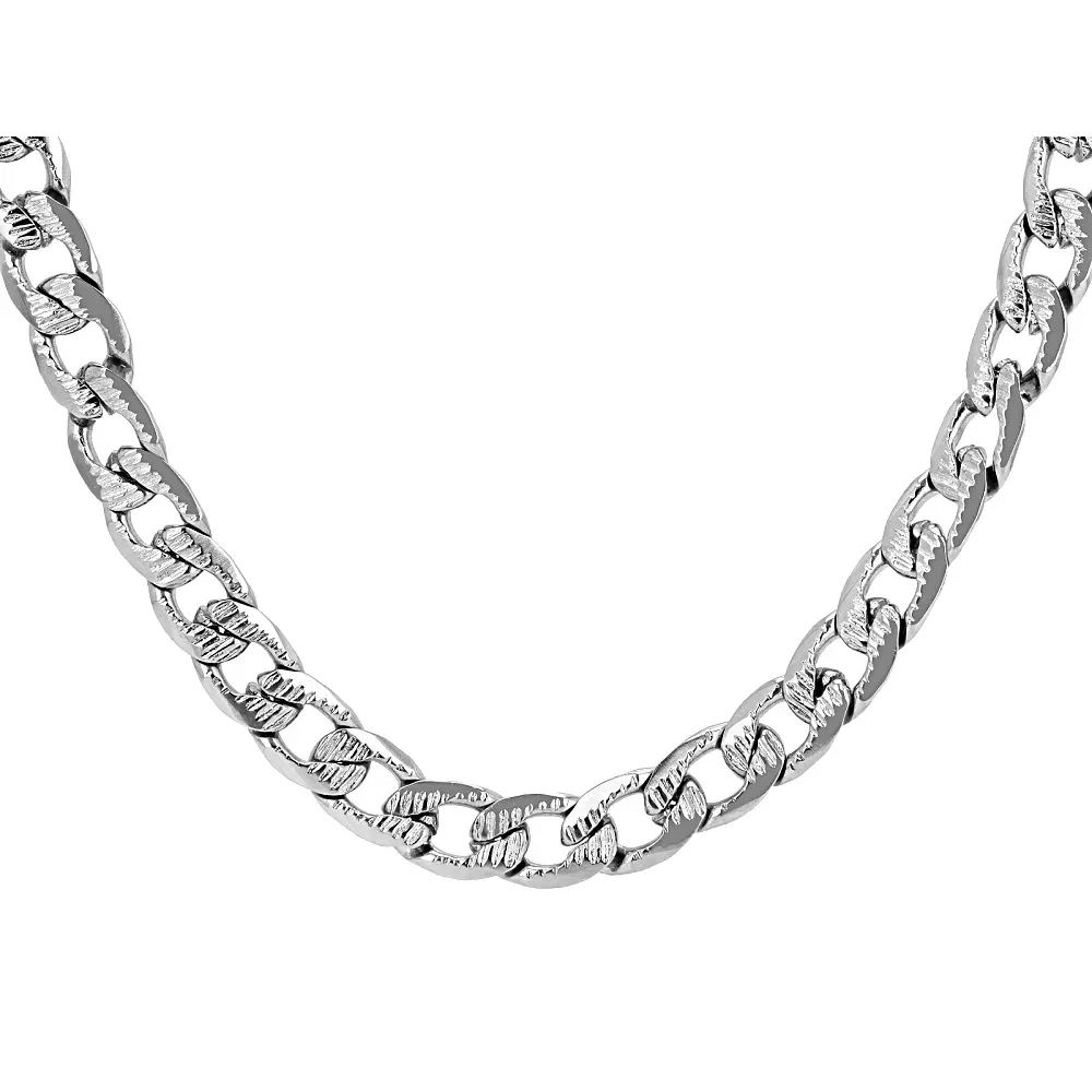 JTV Unisex Stainless Steel Cuban Chain Necklace - 24-in, Lobster Claw Clasp, Men's Jewelry, Accessories for Women, Bold Look for Casual Wear Chains