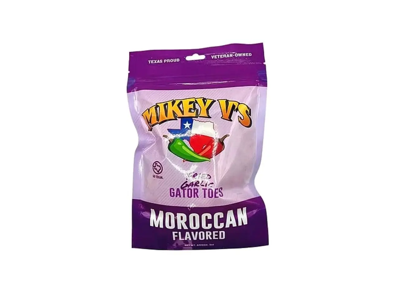 Mikey V’s Moroccan “Gator Toes” – Deep-Fried Garlic Snacks, Crunchy Garlic Bites, 3.9 oz Bag