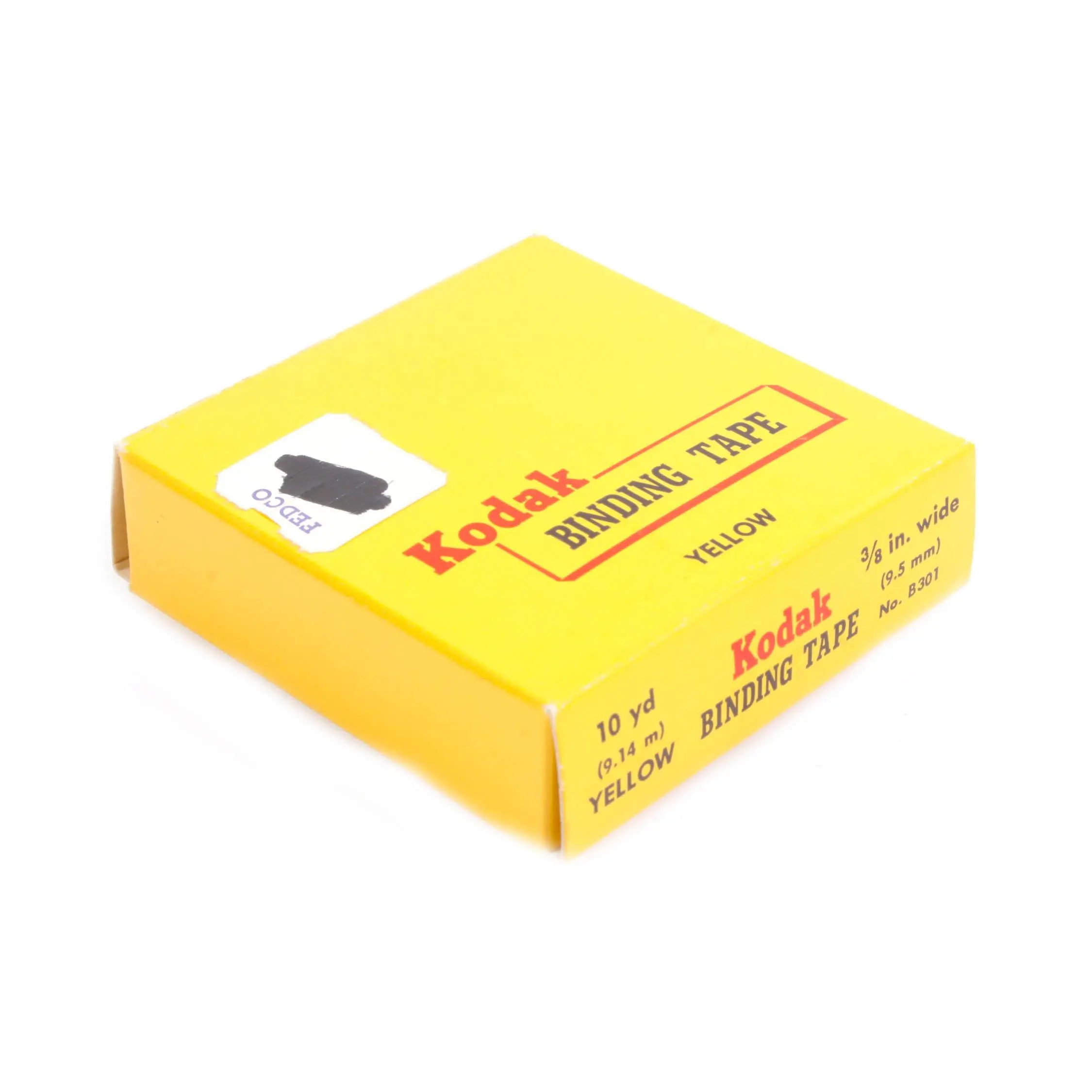 Vintage Kodak NOS 10 Yrd 3/8" Wide Yellow Binding Tape