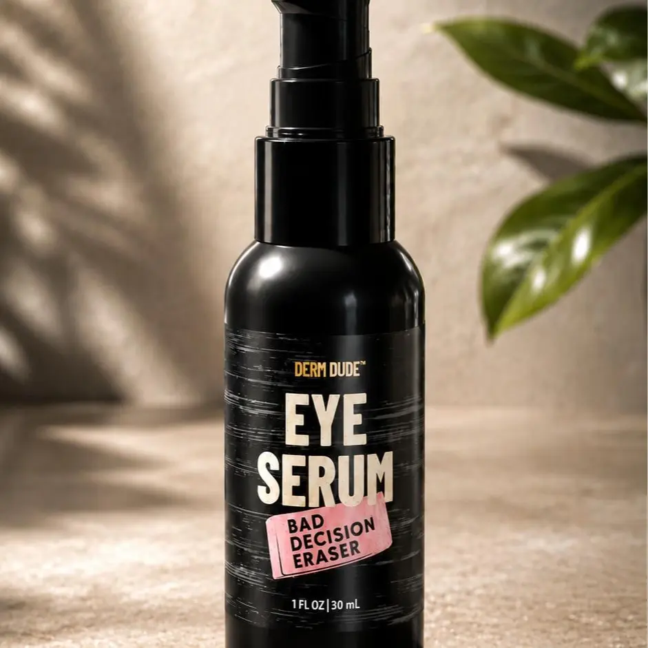 Men's Collagen-Boosting Peptide Eye Serum - With Retinoid Complex, Grass-Fed Tallow, Sepitonic M3 Electrolytes, and Barrier-Repair Benefits