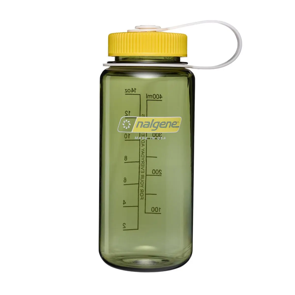 Nalgene 342919 16 oz Reusable Water Bottle - Wide Mouth - Sustain Series, Green