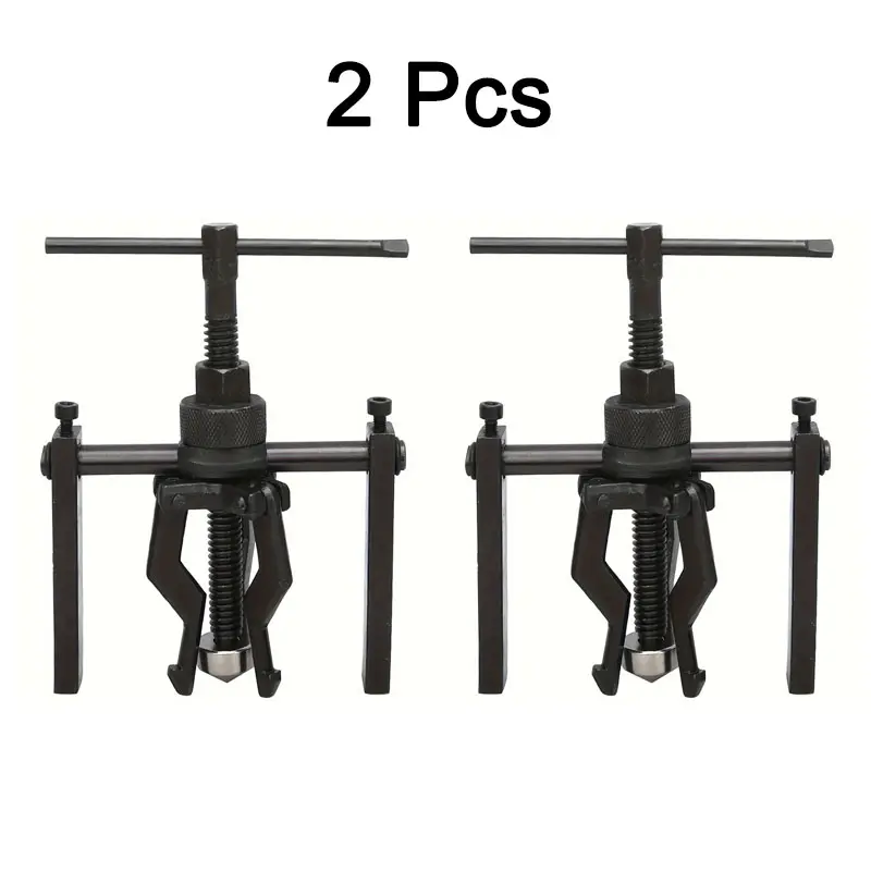 2 pieces of inner hole bearing puller - a multifunctional small three jaw puller tool, a handheld bearing extractor for disassembling inner holes in automotive maintenance, very suitable for gear puller maintenance of automotive mechanical equipment