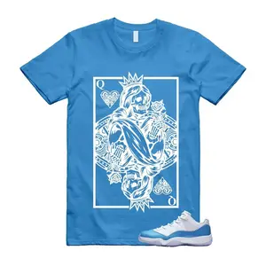 Menswear Soft Cotton Fabric Short-Sleeve Tee - Men's Basic Casual Round Neck Layer-Friendly QC Top, 11 UNC University Blue-White Low 2026 Prints