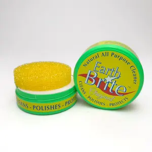 EarthBrite All Natural Clay All Purpose Cleaner 10.5 oz - Use on PVC, Stainless Steel, Silver Jewelry, Kitchen Grease, Bathroom Grime, Soap Scum, Outdoor Dirt and Grills!