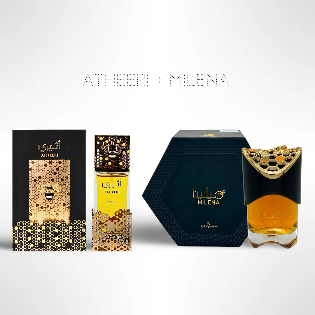 Atheeri + Milena Eau de Parfum Bundle – 2 x 100ml (3.4 fl oz) – A Perfect Duo for Everyday Elegance