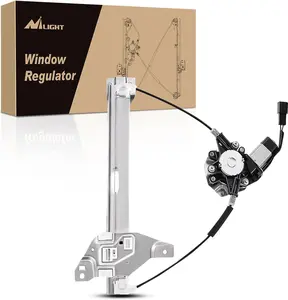 Nilight Power Window Regulator/Motor Compatible with 2006 2007 2008 2009 2010 2011 2012 2013 Chevrolet Impala/Impala Limited 2014 2015 2016 Rear Passenger Side 748-511, Power Window Motor Auto Automotive