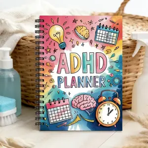 Comprehensive Attention Deficit Disorder Cleaning Plan Board  ADHD Cleaning Plan Notebook (Spiral Bound)