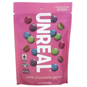Unreal Milk Chocolate Gems, 5 oz (142 g) Unreal Milk Chocolate Gems, 5 oz (142 g)