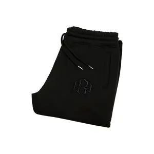 R. W LOGO SWEATPANTS BLACK