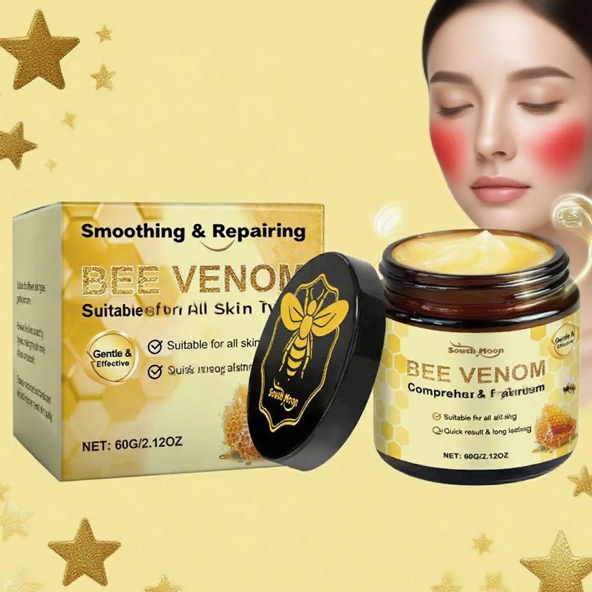 All-natural Handmade Honey Moisturizing Cream – All - Skin Perfection, Fast - Acting & Long - Lasting