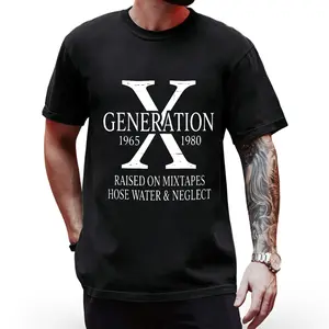 Generation X Men's Shirt | Soft Cotton Funny Gen X Nostalgia Graphic Tee