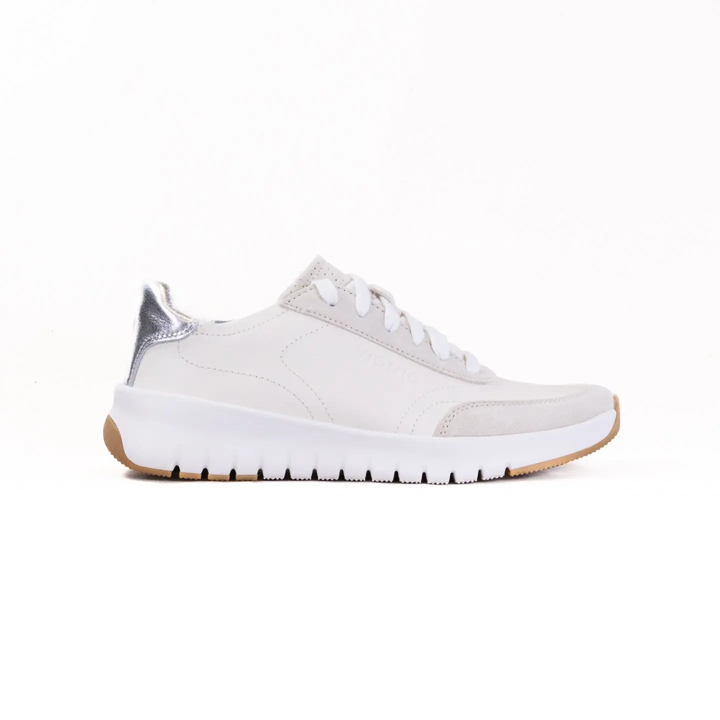 Vionic Uptown Sneaker (Women's) - Ivory/Silver